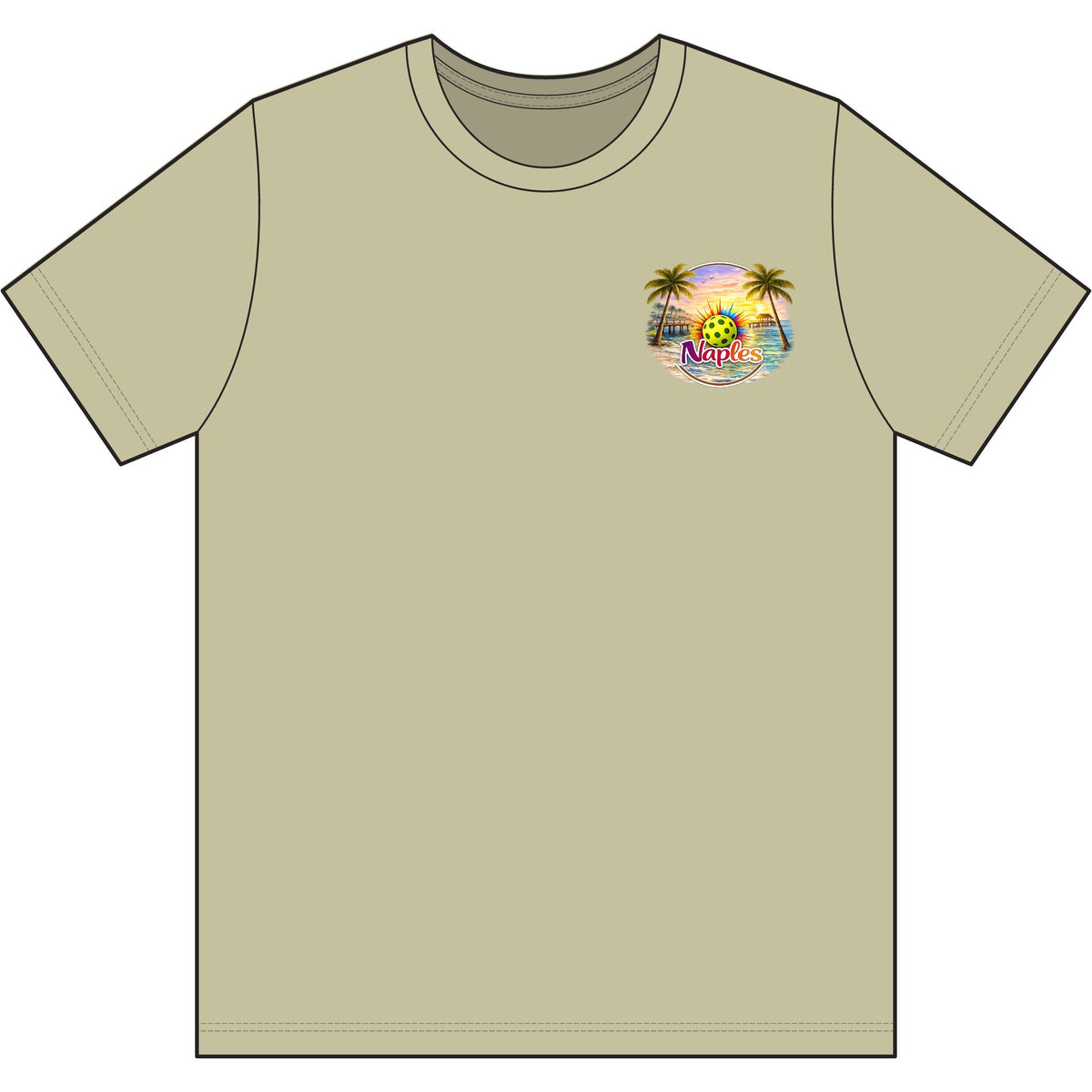 I Got Pickled in Naples™ — Men's Moisture-Wicking Pickleball Shirt | sm:)e