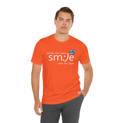 Exhale the Noise sm:)e Start the Ripple | Volleyball Jersey Tee