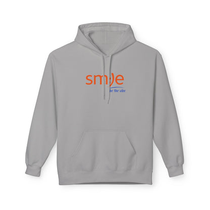 sm:)e Be Vibe Hoodie - Motivational Streetwear, Cozy Confidence Booster, Unisex Fleece Sweatshirt