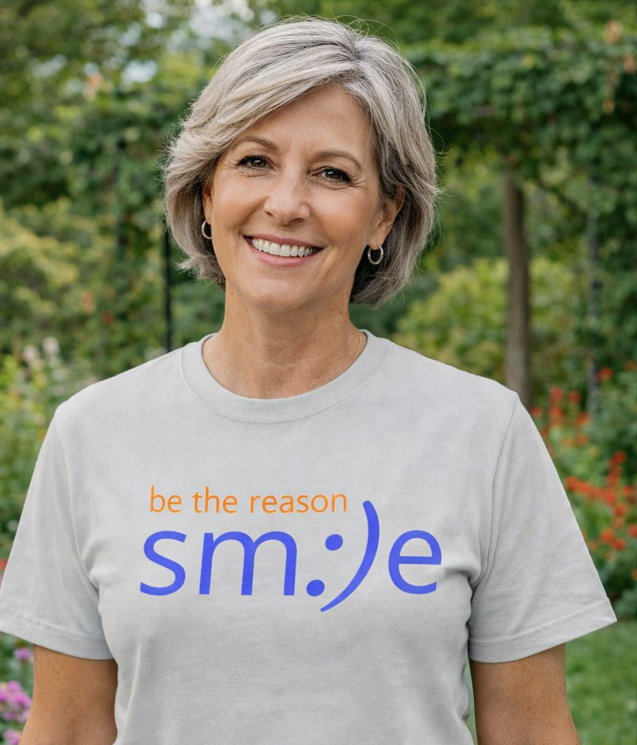 Be the Reason sm:)e T-Shirt | Inspirational Unisex Tee