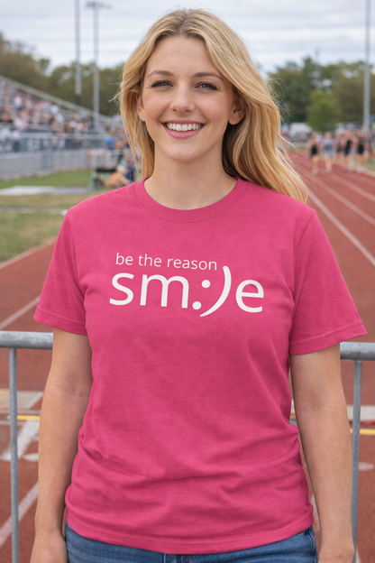Be the Reason sm:)e T-Shirt - Positive Vibes Streetwear, Motivational Gift, Confidence Booster