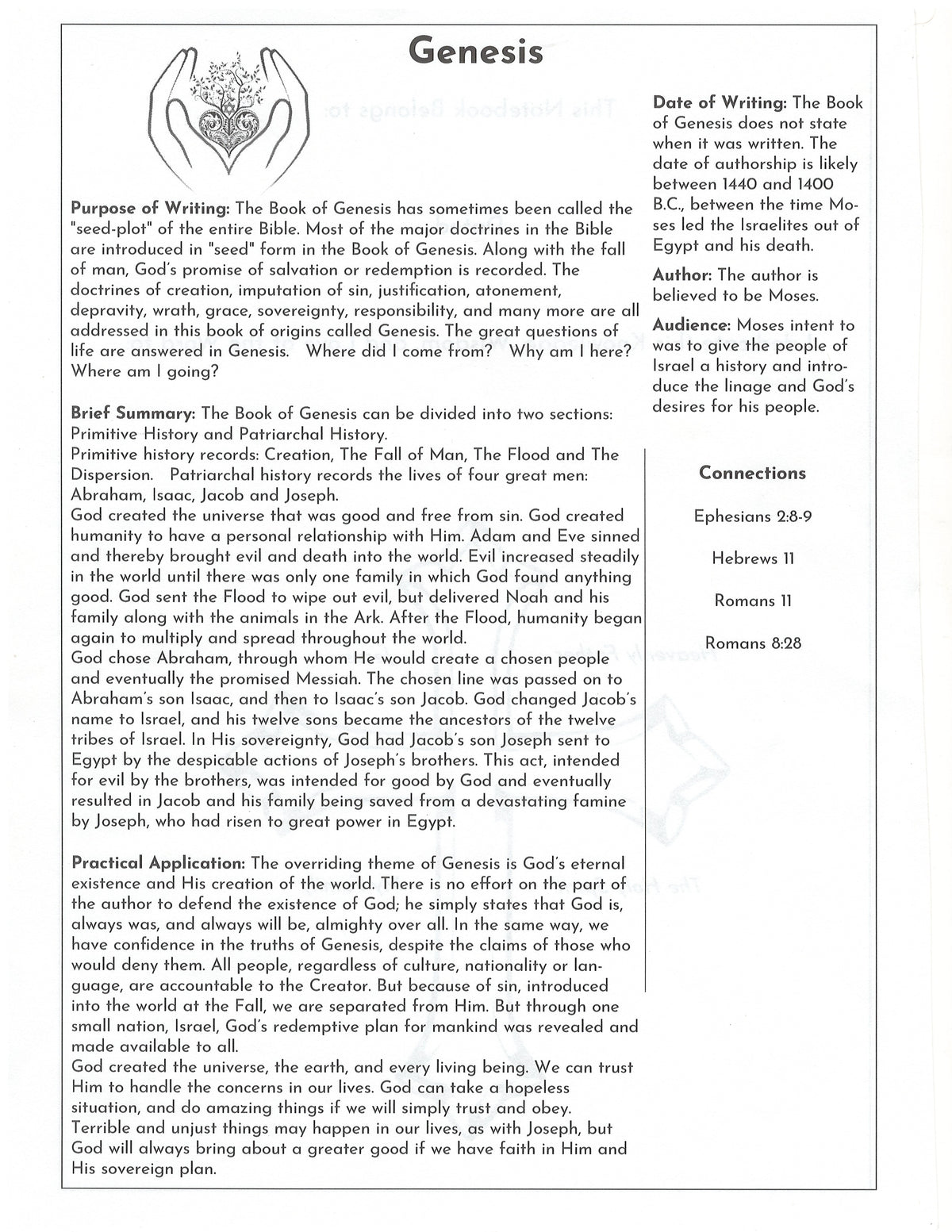 Bible Study Legacy Notebook - Create Your Faith Heritage for Generations