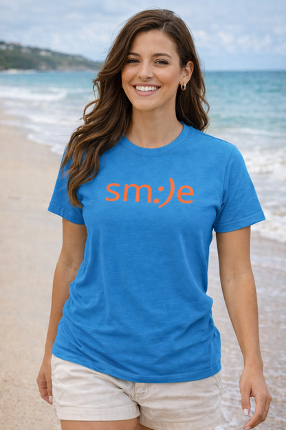 sm:)e Smile T-Shirt | Positive Vibes Streetwear | Unisex Summer Statement Gift