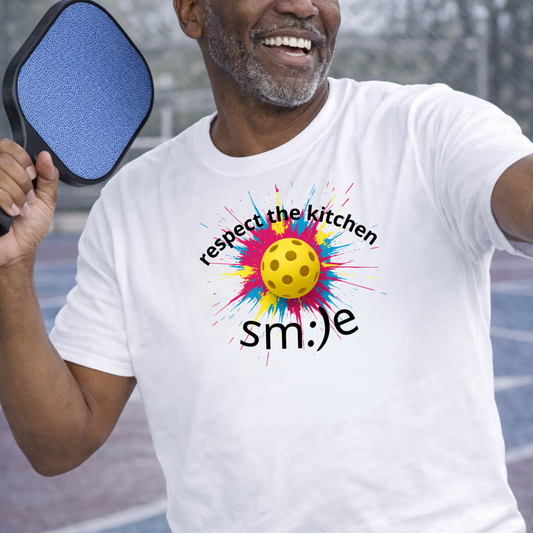Respect the Kitchen - Pickleball Tee | Court Dominance Statement