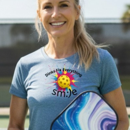 Dinks Fix Everything - Pickleball Streetwear Tee | Unisex Statement Shirt | sm:)e